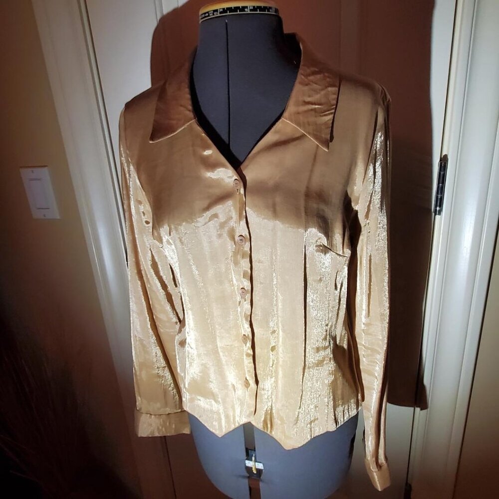 Tuxedo Front Blouse